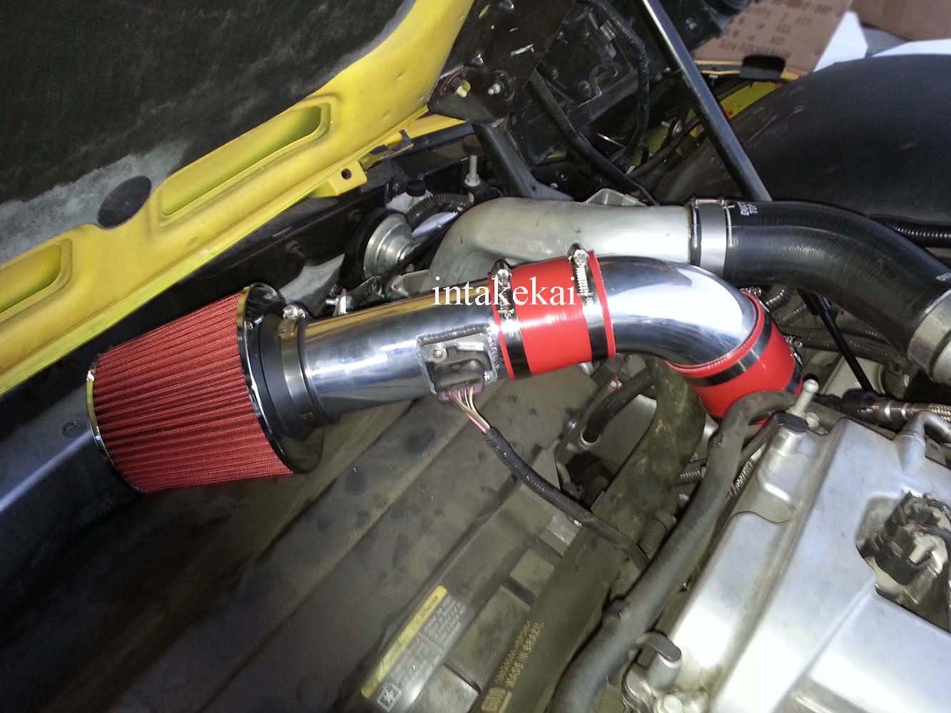 INTAKEKAI Performance Air Intake (Compatible with 2007-2009 Pontiac Solstice GXP 2.0L l4 Turbocharged / 2007 2008 2009 Saturn Sky (Red Line) 2.0L l4 Turbocharged MODELS) (Red)