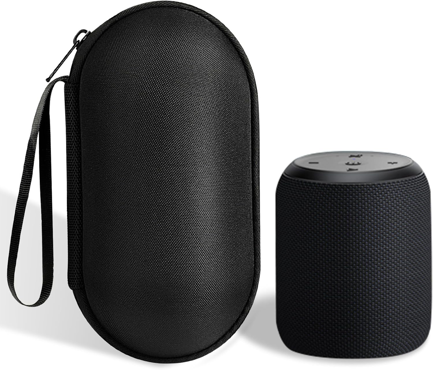 Hard Travel Case for NOTABRICK Ki Bluetooth Speakers, Hard Shell Protective Carrying Bag for Home Storage, Black