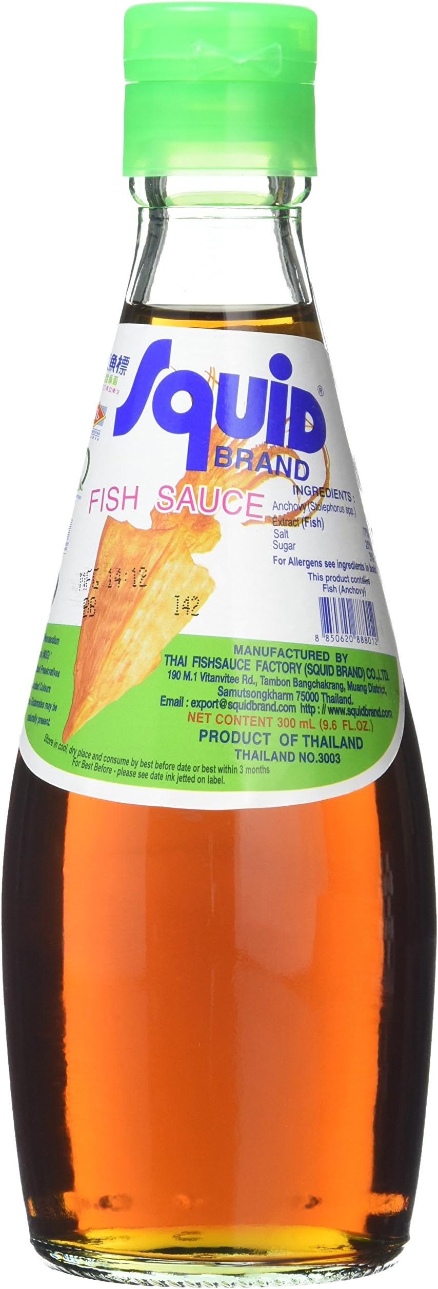 Squid Brand Fish Sauce 300 ml (Pack of 4)