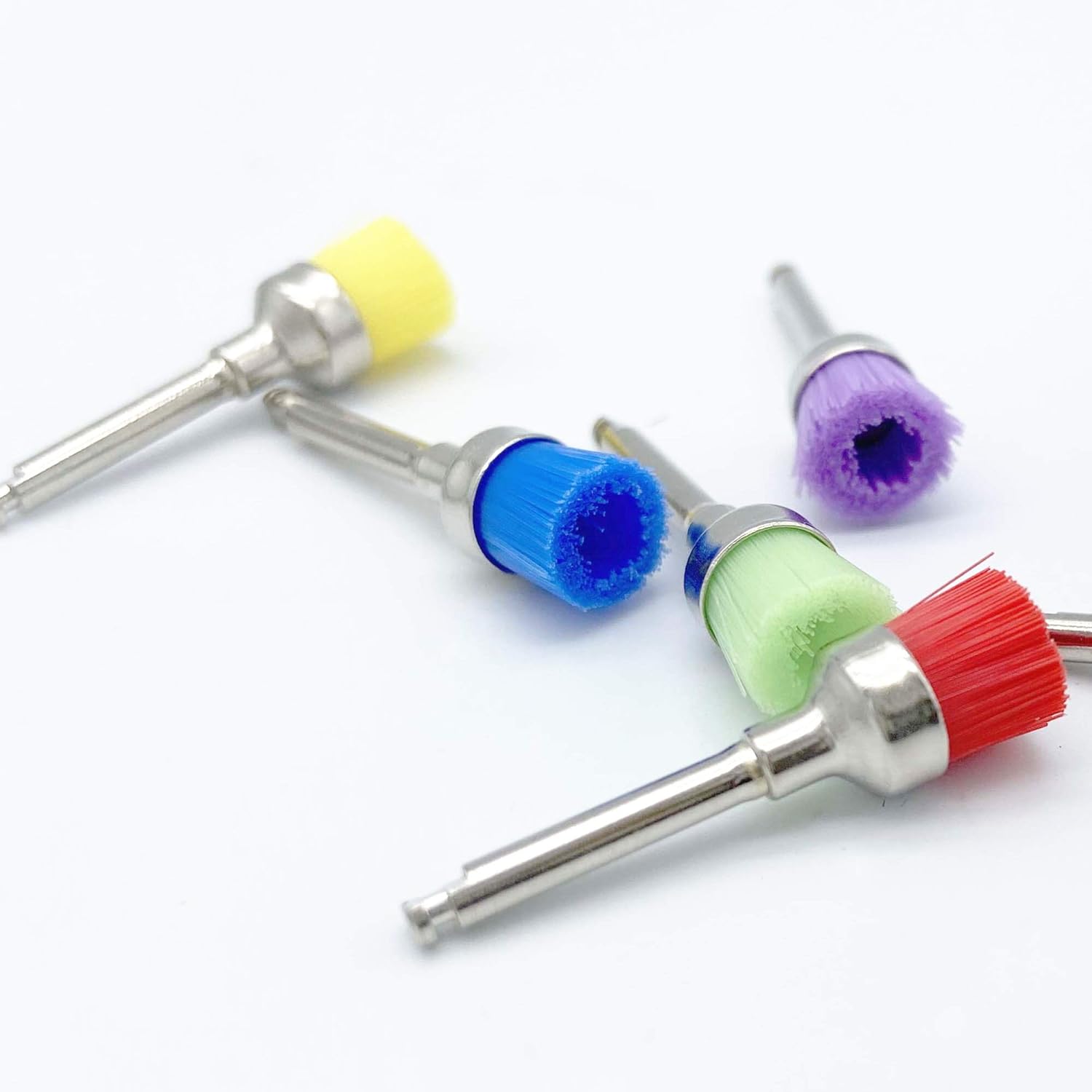 Nylon Polisher Brush (Flat) Colorful 100pcs: Home Improvement