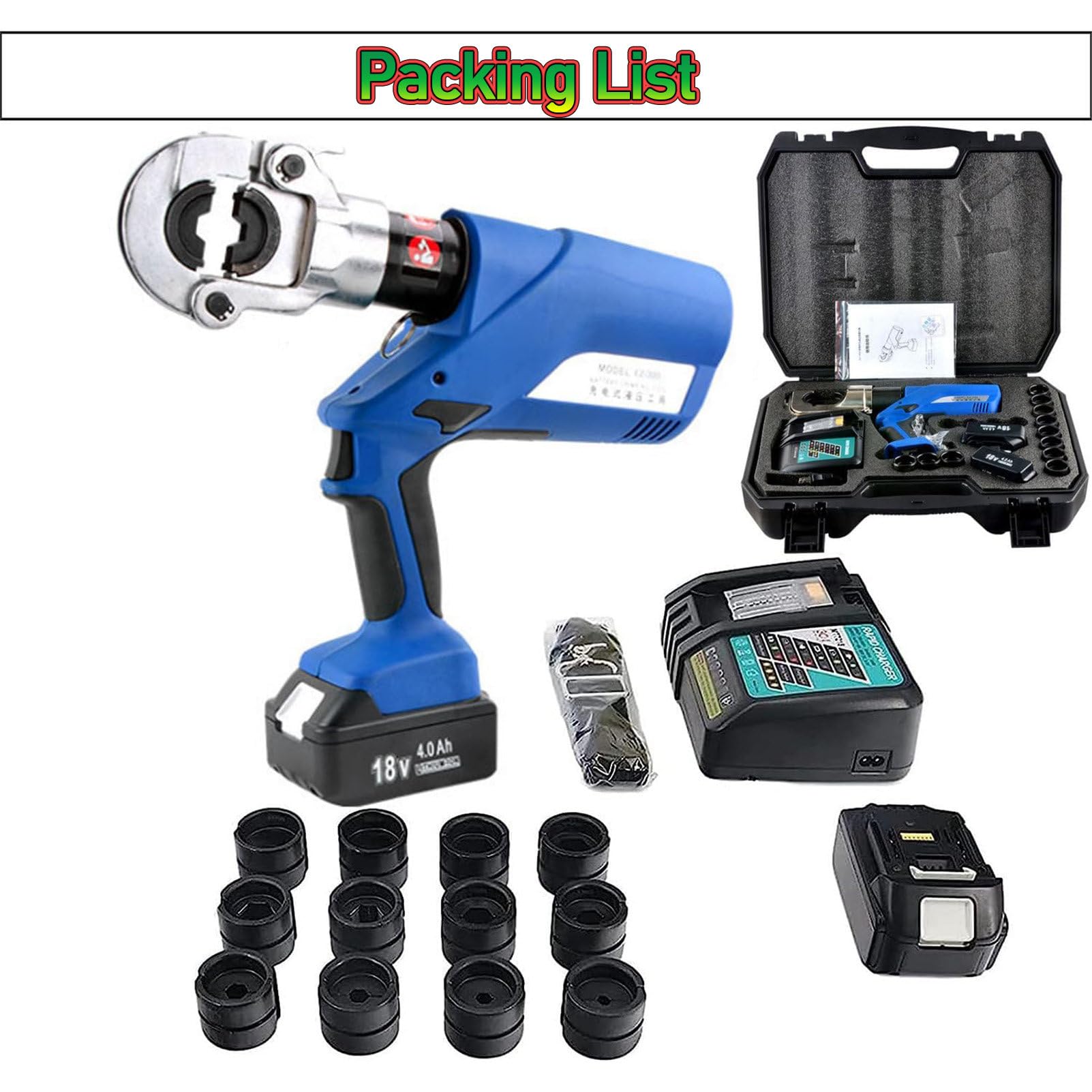 Amazon.com: EZ-400 Battery Powered Crimping Tools Electric