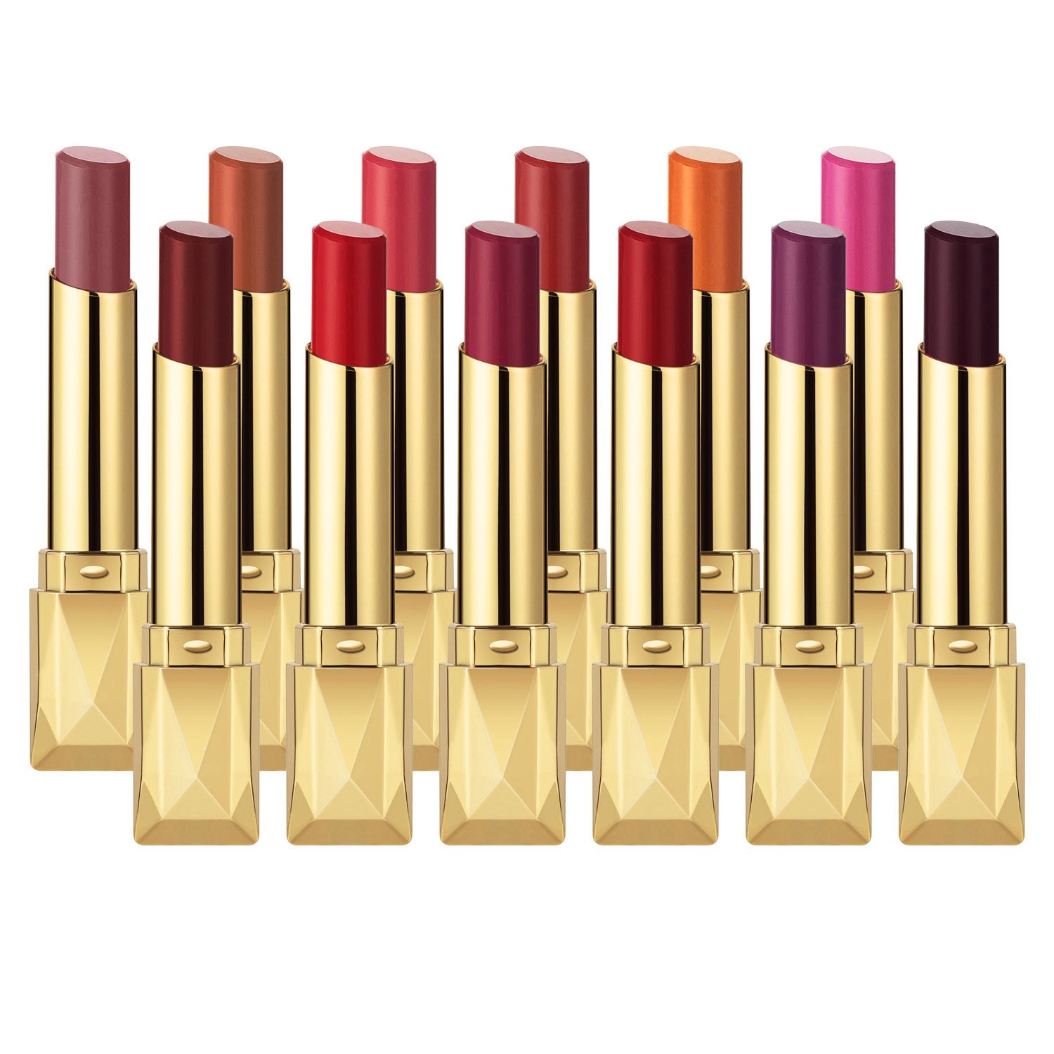 12PCS Matte Waterproof LipStick Summer Long Lasting Lip Makeup Set No Fade Pigmented Lip Stick Cosmeitc Gift Kits