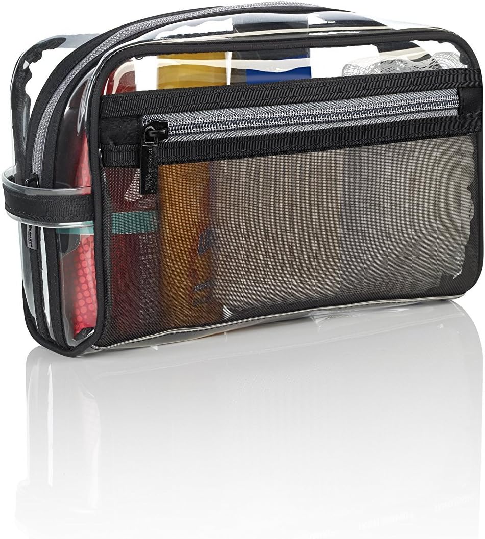 Amazon.com : Conair Travel Toiletry Bag for Women and Men, Clear Bag by ...