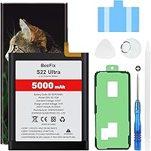 Battery for Samsung Galaxy S22 Ultra SM-S908F, 5000mAh Replacement Battery for Galaxy S22 Ultra(EB-BS908ABY) with Professional Repair Tools