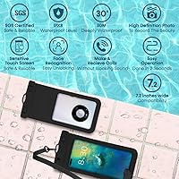 Vista 4 de 5in1 Soft Silicone Swim Training Fins Set for Lap Swimming with Earplugs Noseclip Phone Pouch and Travel Mesh Bag, Short Blade Floating Flippers for