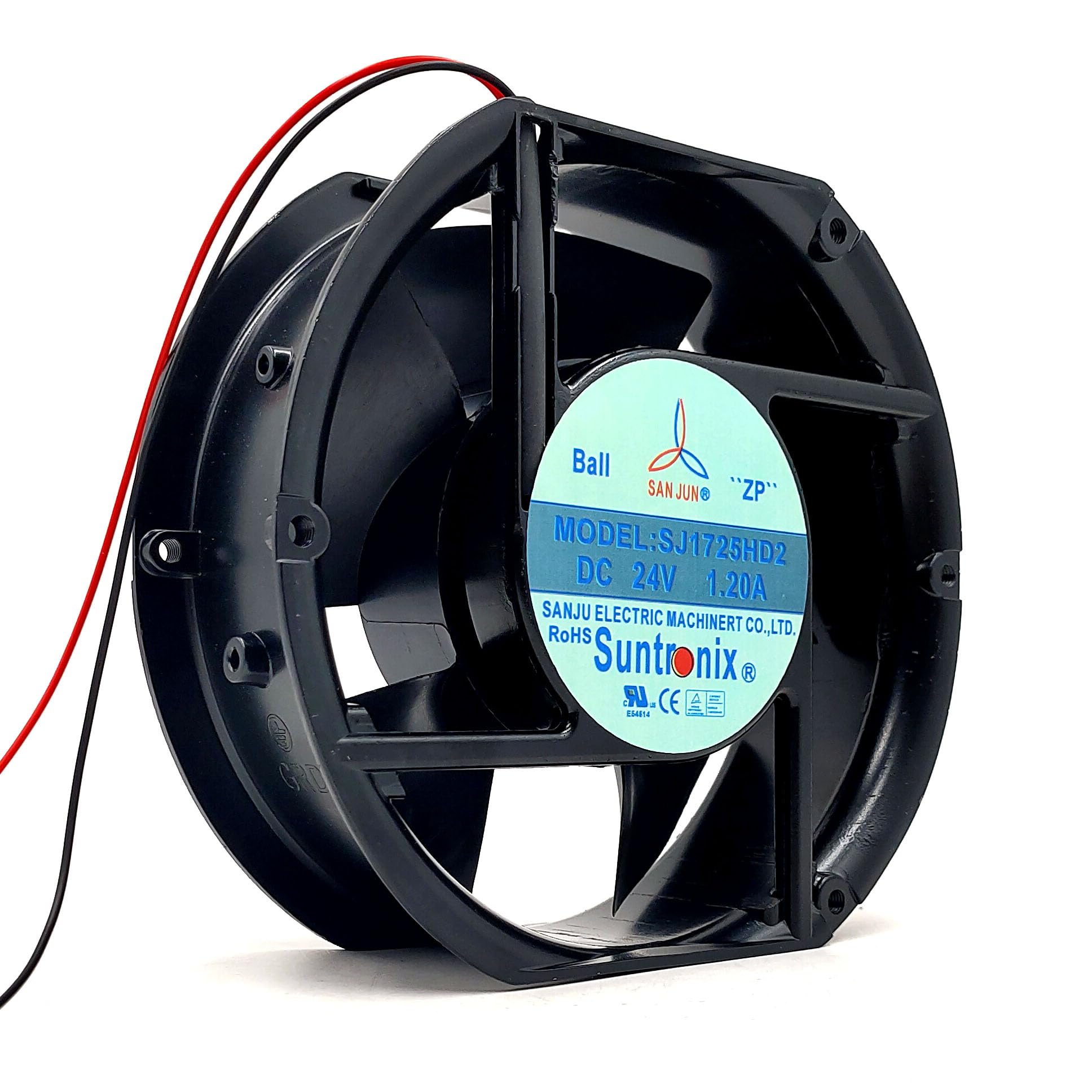 SJ1725HD2 24V 1.20A 17251 Large Air Volume Cabinet Welder Inverter Axial Fan