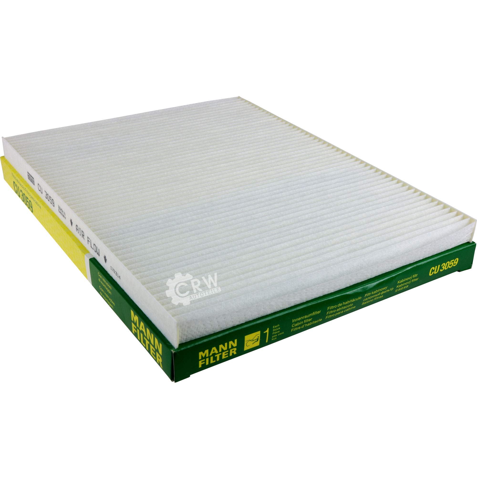 Paquete de inspección Kit de mantenimiento de filtros con filtro de aceite W 712/75, filtro de aire C 27 181, filtro de combustible WK 512, filtro de habitáculo CU 3059, tornillo de cierre
