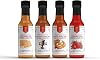 Nish Coffee Petibor, Irish Cream, Toffee Nut, Strawberry Flavored Syrup Set of 4 4x250 Milliliters