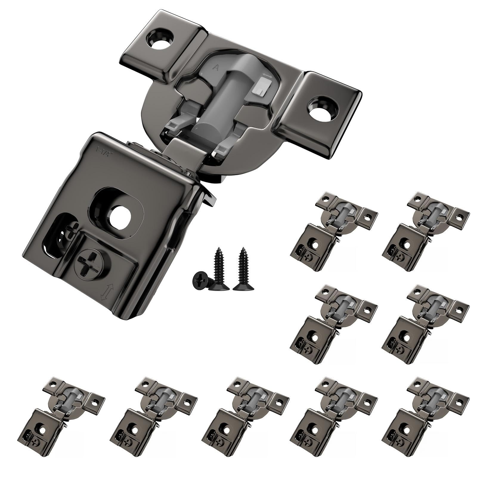 Mousike Soft Close Hinges - 40 Pack for Kitchen Cabinets -13