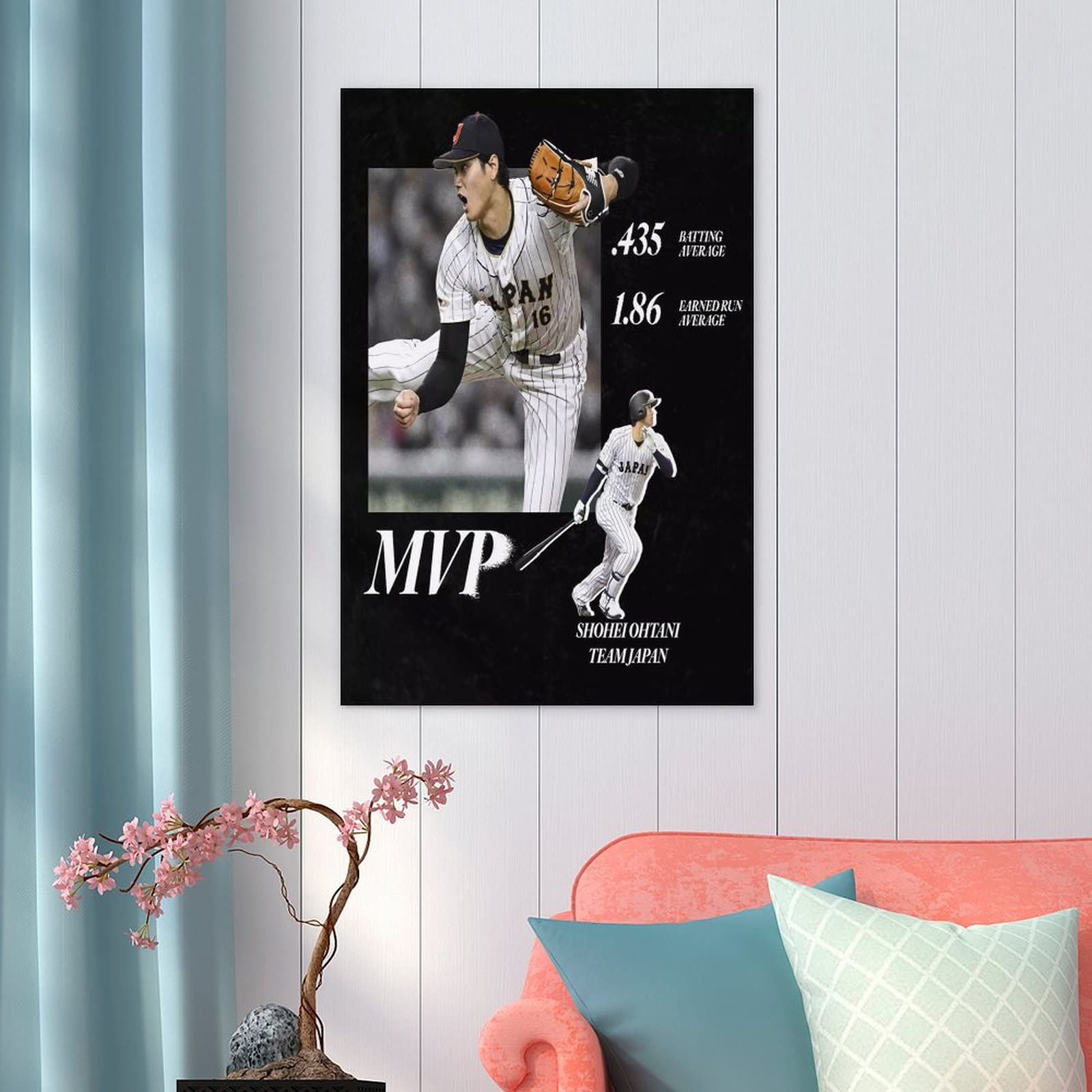 大谷翔平　ポスター Amazon.co.jp: MVP 大谷 翔平 番號16 ポスター ステッカー