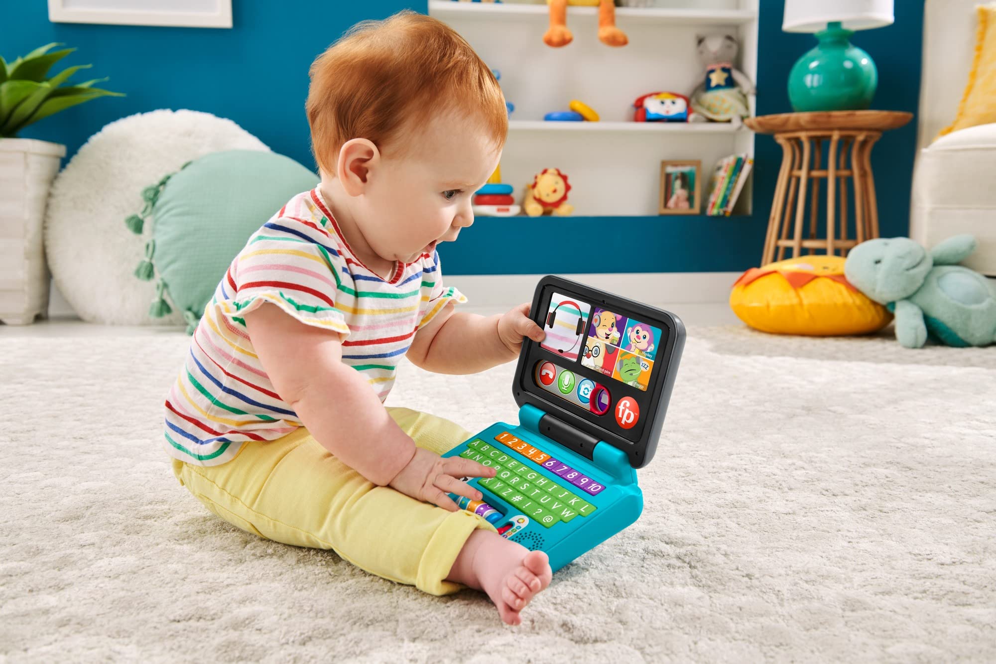 Fisher-Price Let's Connect Laptop, Version: French, HGW99, Multicolor, Französisch - Image 4