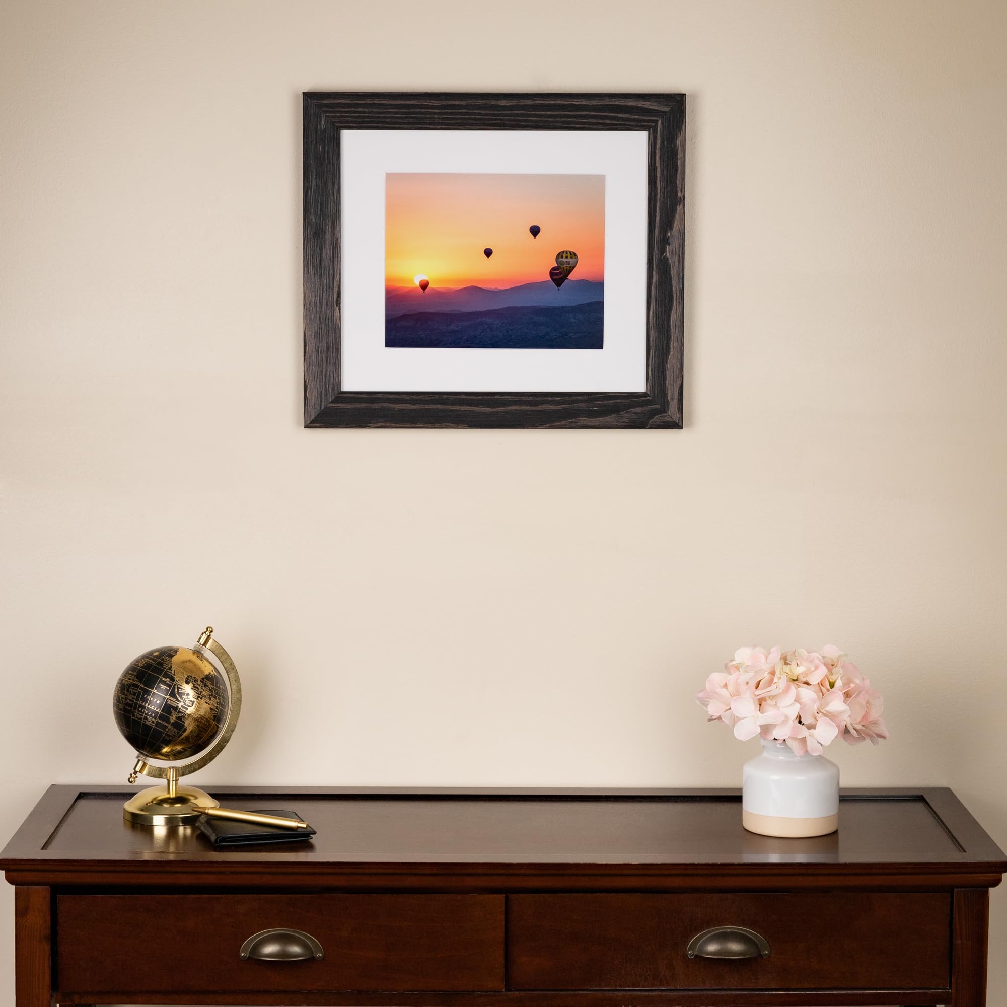 ArtToFrames 10x20 Inch Black Picture Frame, This 1.75