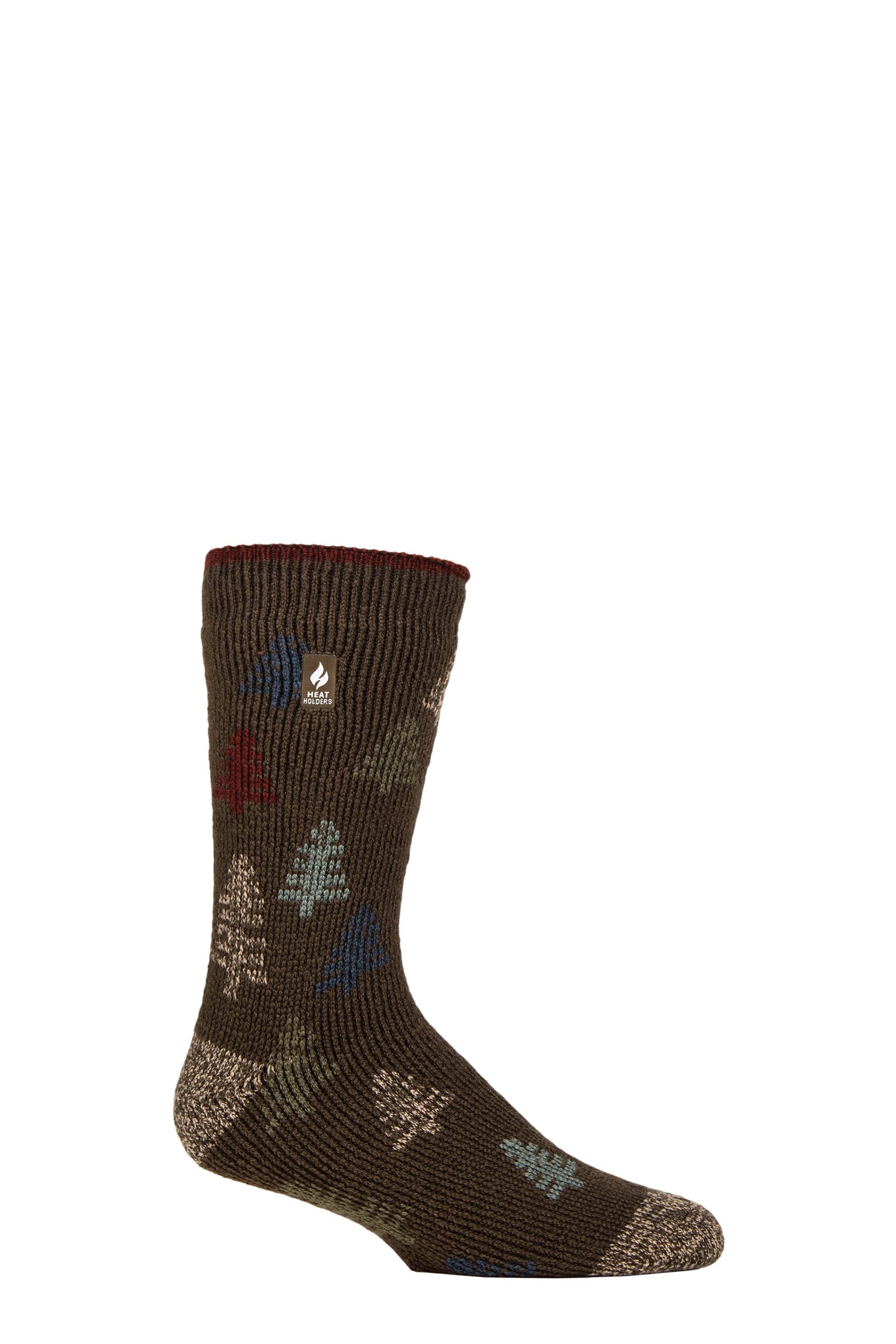 Heat Holders Men's Forest Sockshop 2.3 Tog Patterned And Plain Thermal Socks Pack Of 1 (Uk, Numeric, 6, 11, Regular, Regular, )