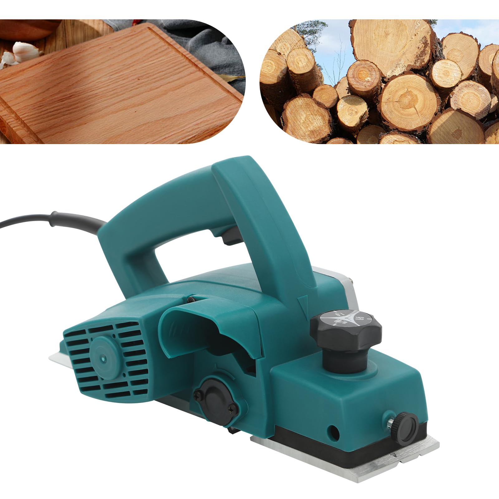 Strug elektryczny, 600 W, strug do drewna, 16500 obr./min, szerokość strugania 82 mm, głębokość cięcia od 0 do 2 mm, strug do drewna DIY