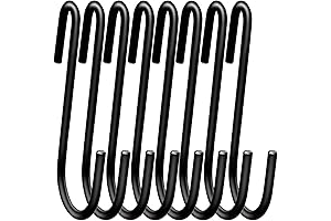 ESFUN 4 Inch Pan Hooks for Hanging, Pack of 18