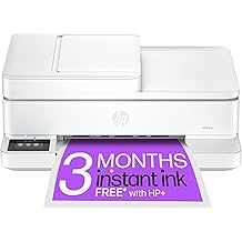 HP Envy 6530e All in One Printer | Perfect for Home | Colour | Wireless | Print, Scan & Copy | 3 Months of free Instant Ink | Automatic Document Feeder | White