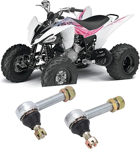 Miniatura 5 de 1 par de juntas de bola izquierda y derecha de 0.472 in, 0.630 in, aleación de acero, rótula para 150Cc 250Cc Quad Dirt Bike Atv Go Kart ciclomotor,