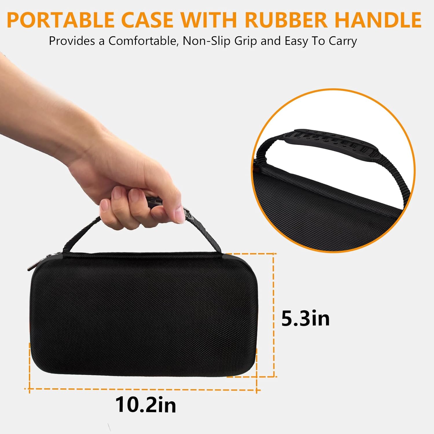 Wireless Microphone Case Compatible with JBL Wireless Two Microphone System, Handheld Dual Mic Travel Bag for Party Box, Singing, Karaoke for JBL mic, Receiver, Adapter, AA Batteries -Black (Box Only) - Image 8