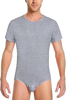 [LittleForBig] 大人用ロンパース 無地 男の子 綿パジャマ メンズ ボディスーツ 十色