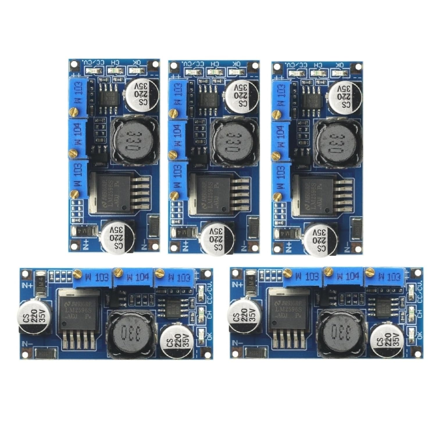 Amazon.com: 5pcs LM2596S Constant Current Led Driver DC-DC 3A