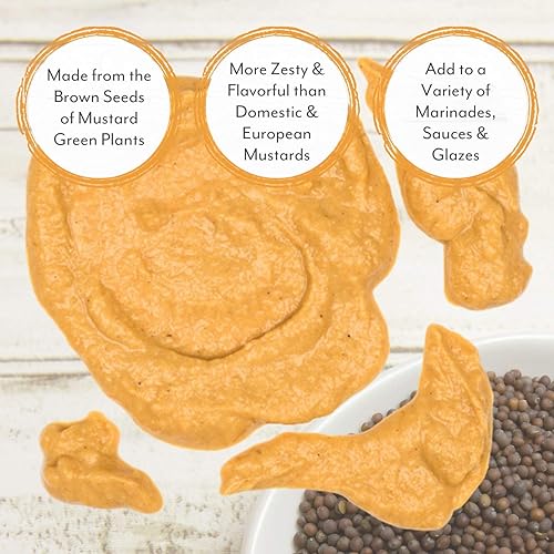 Miniatura 3 de Roland Foods Mostaza picante china, tarro de 4 onzas, paquete de 6