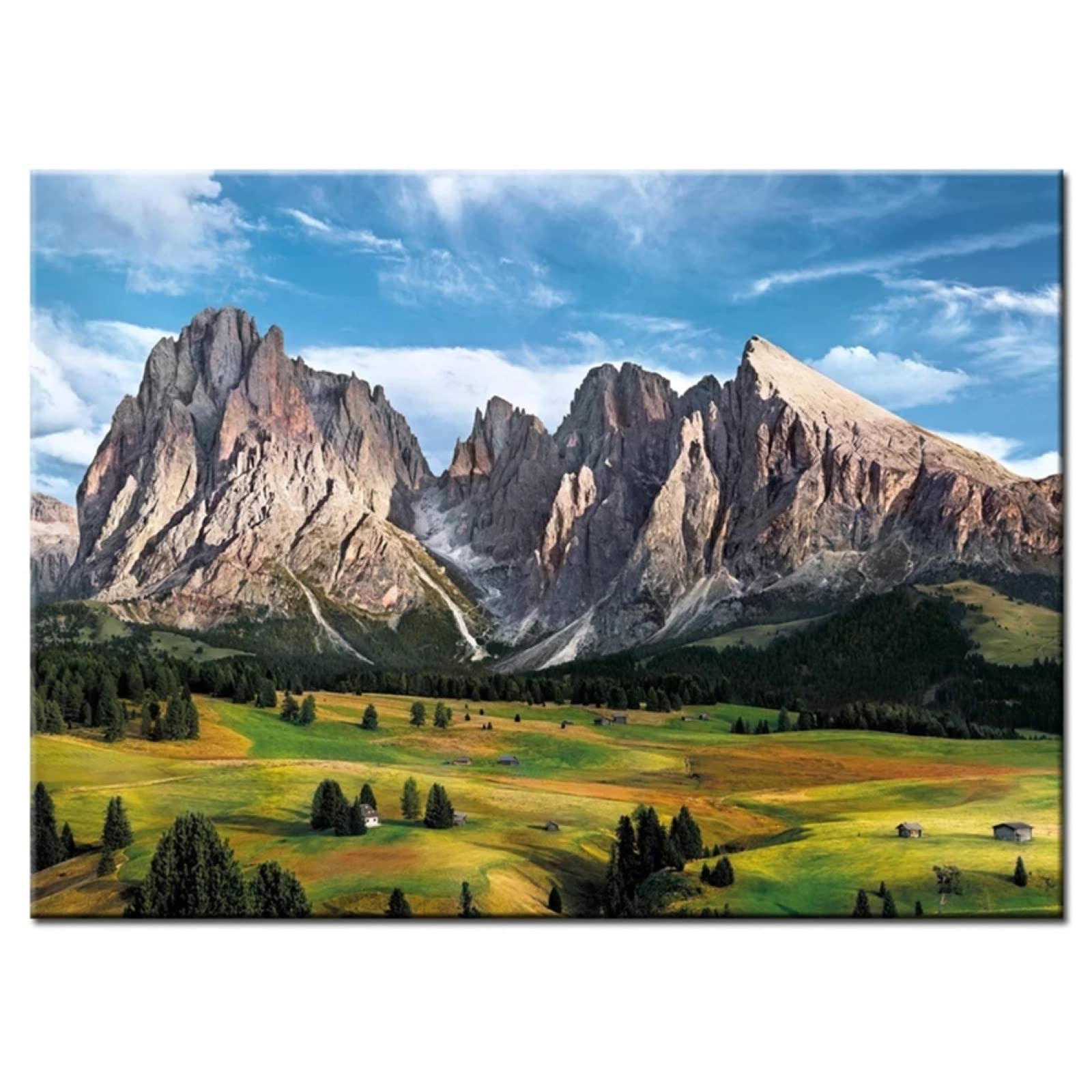 AVCITY DIY 5D Diamante Pintura Taladro Completo Kit, Square Drill Hermosos Alpes Cen 55x75cm Large 5D Diamond Painting Kit Rhinestone Bordado Artes Punto de Cruz Artesanía para Pared Decoración Hogar