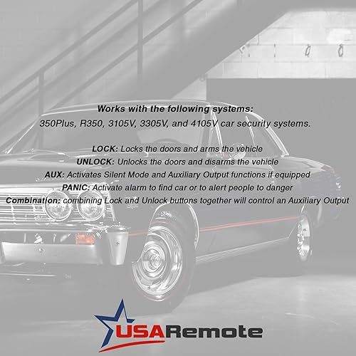 Miniatura 4 de Carcasa para llavero compatible con Viper Hornet DEI Python Clifford Aftermarket Alarm Keyless Entry Remote (EZSDEI7141)