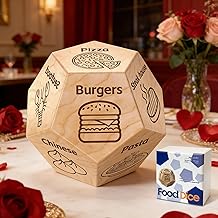 Valentines Day Gifts for Him Her Men Women, Food Dice Date Night Dice Anniversary Birthday Wedding Christmas Couples Gifts for Him Her Husband Wife Boyfriend Girlfriend Gag Gifts Stocking Stuffers