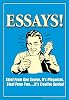 Essays! Steal From One Source Its Plagiarism From Two Creative Genius Retro Humor Cool Wall Decor Art Print Poster 12x18