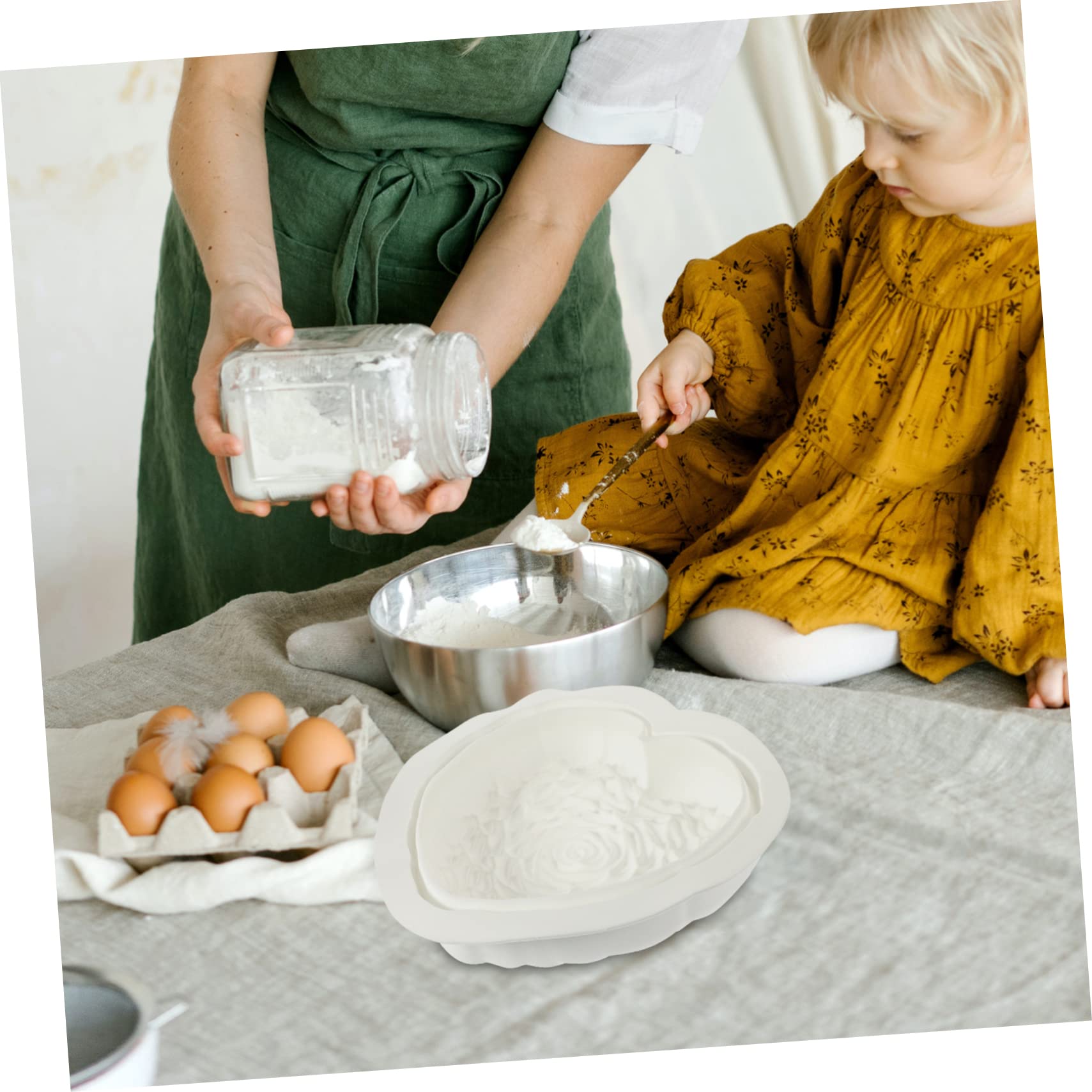3 Pezzi Stampo Silicone Forma per Decorazioni Torte e Dolci per Cioccolato e Fondant Accessorio da Forno per Creazioni da Te per Speciali