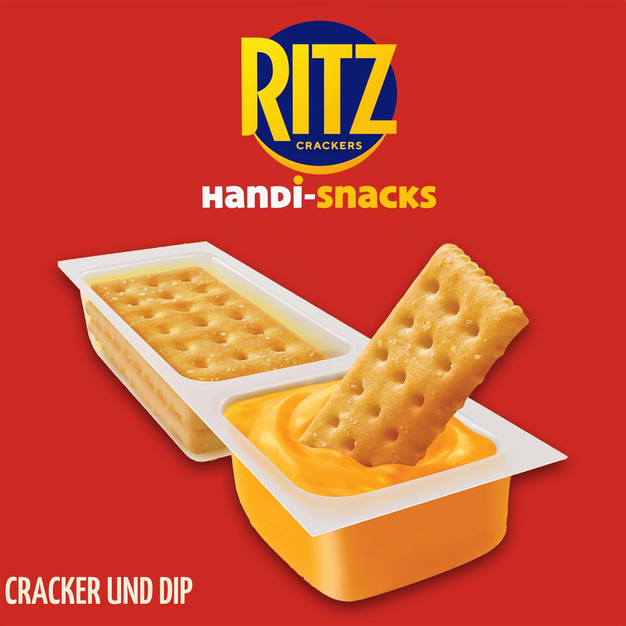 Handi-Snacks RITZ Crackers 'N Cheesy Dip Snack Packs, 20 Snackpacks