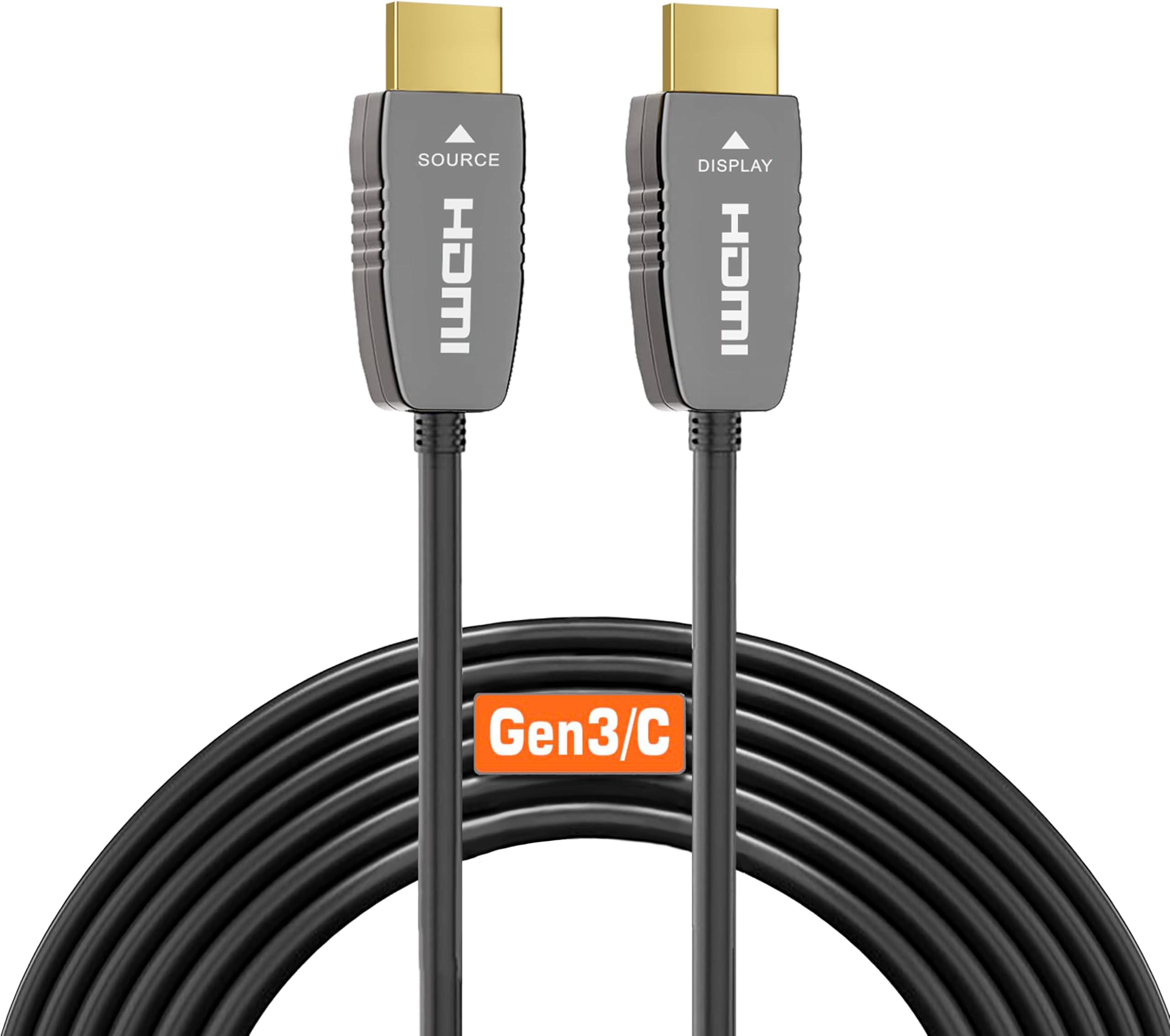 8K HDMI Ultra High Speed Latest 2.1b Certified Fiber Optic Cable CL2 Rated 50 Feet 8K60Hz 4K120Hz 48Gbps eARC HDR HDCP2.3 for RTX4080/4090/3080/3090 Xbox PS5 AVR Projector LG/Samsung/Sony