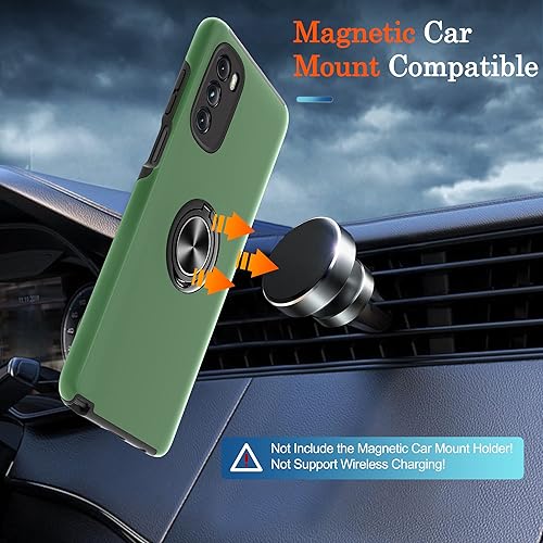 Miniatura 6 de Gritup Funda para Moto G Stylus 5G 2022 con protector de pantalla HD, grado militar a prueba de golpes, con soporte magnético de 360 con anillo