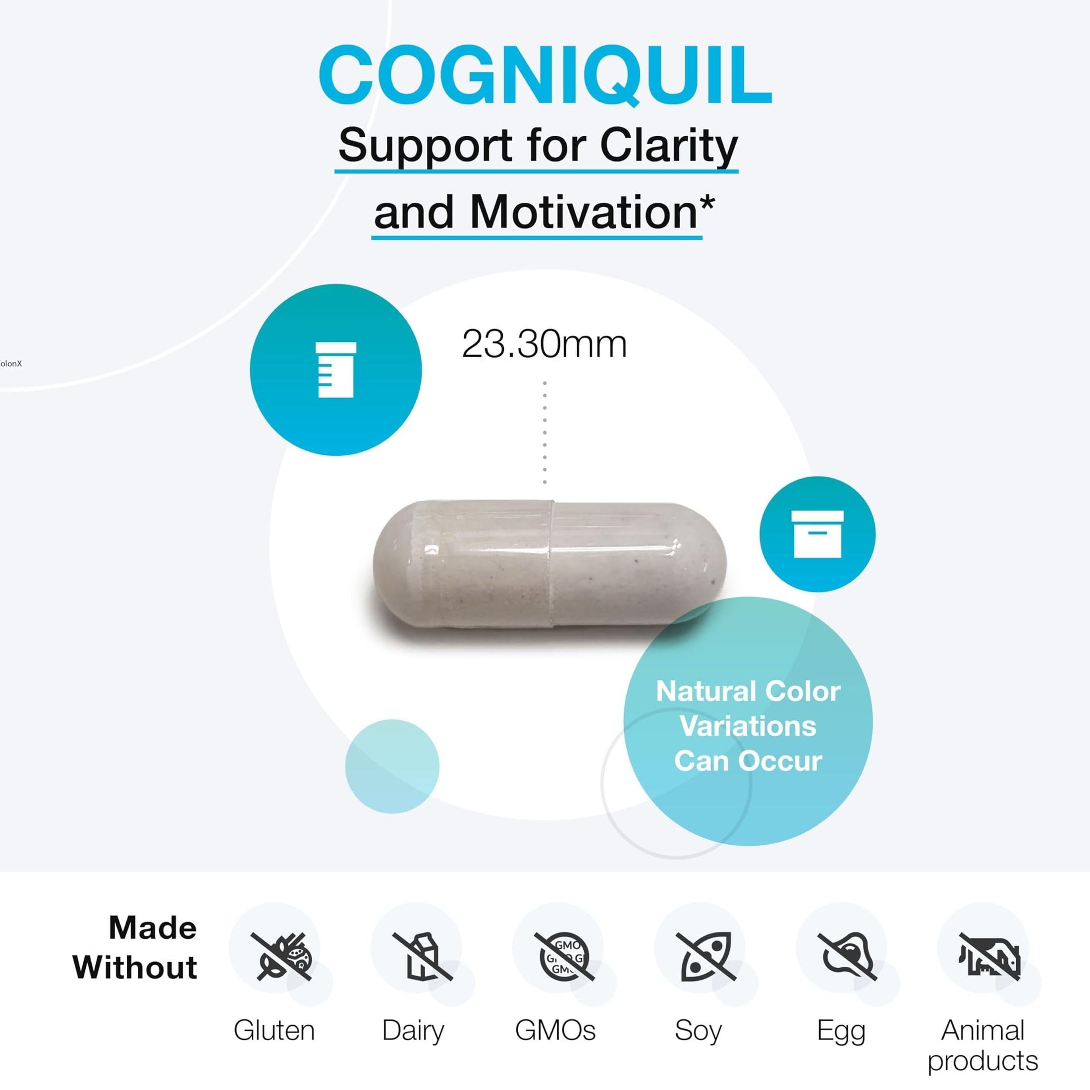 XYMOGEN Cogniquil, 60 Capsules — Amazon image 6