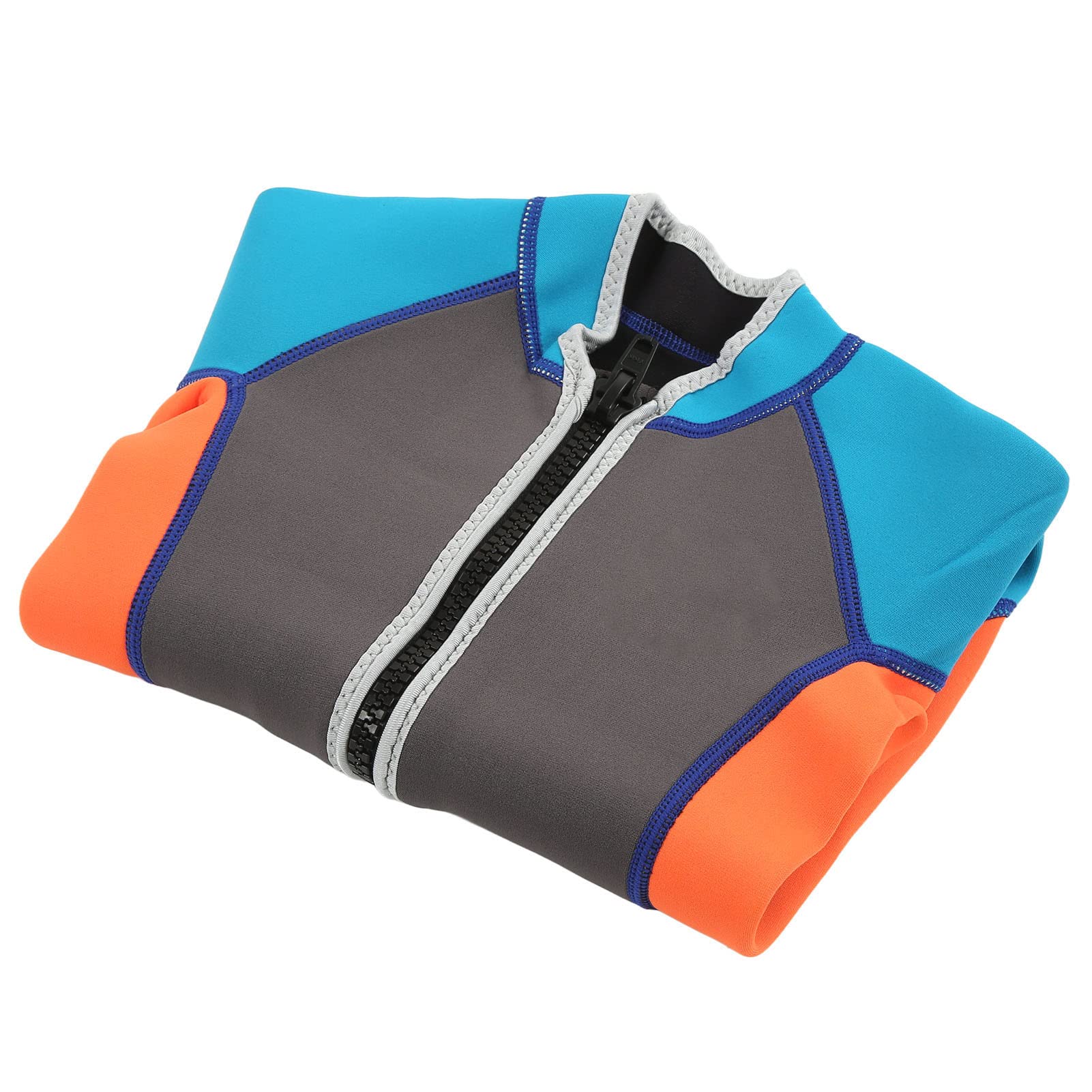 Combinaison de Plongée pour Enfants en Néoprène à Manches Longues, Garde au Chaud, Protection UV pour Garçons et Filles, Taille 6, Idéale pour Le Surf et la Natation