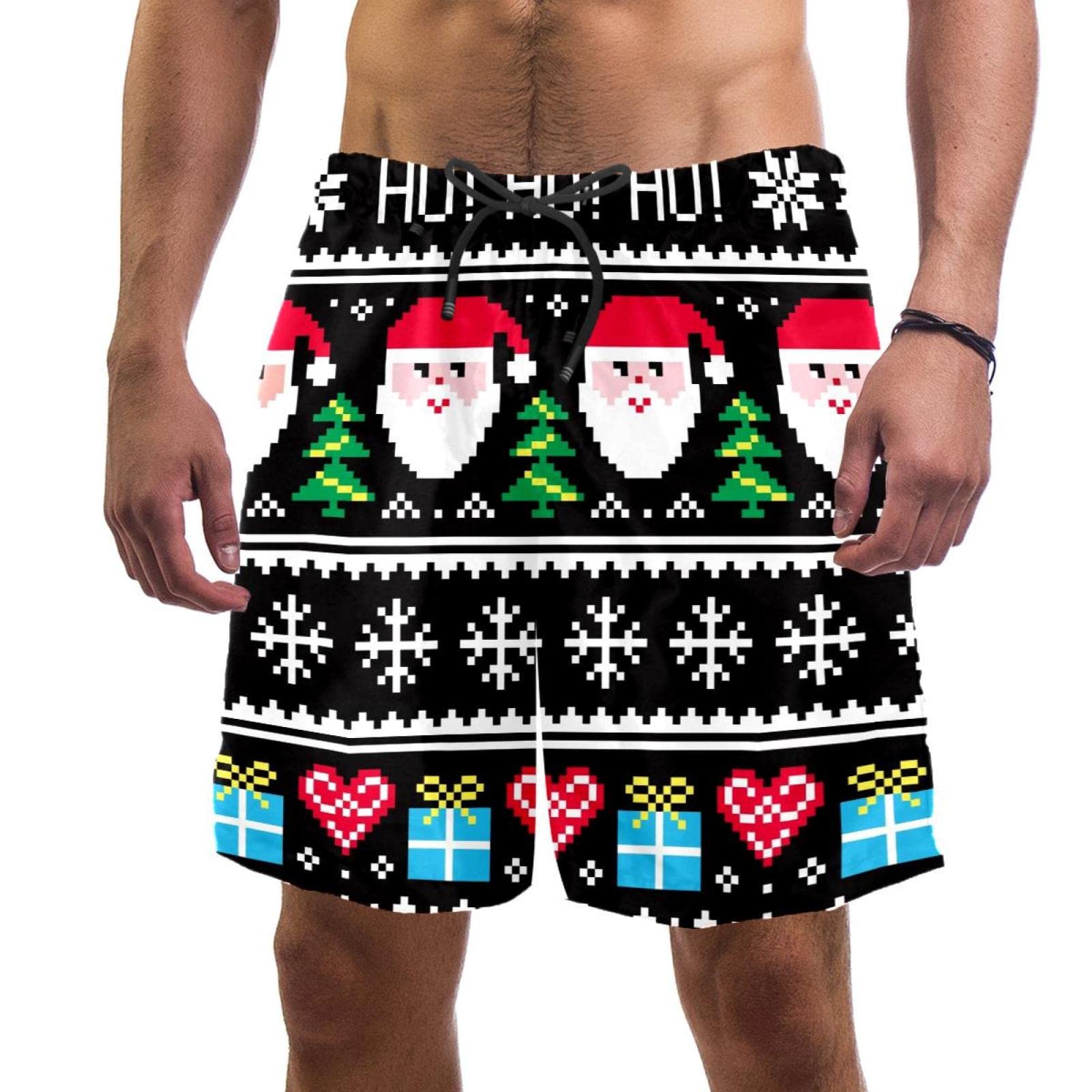 Short de plage JDEZ maillots de bain hommes séchage rapide