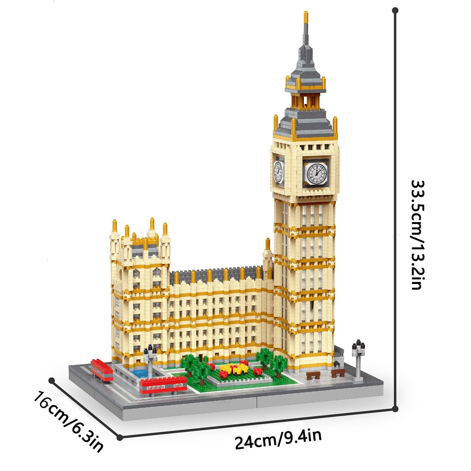 London Big Ben Micro Mini klocki konstrukcyjne dla dorosłych
