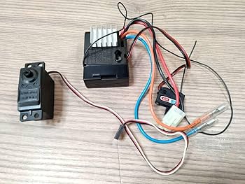 Amazon.co.jp: タミヤ アンプ P-80F 受信機一体型 サーボ付き セット