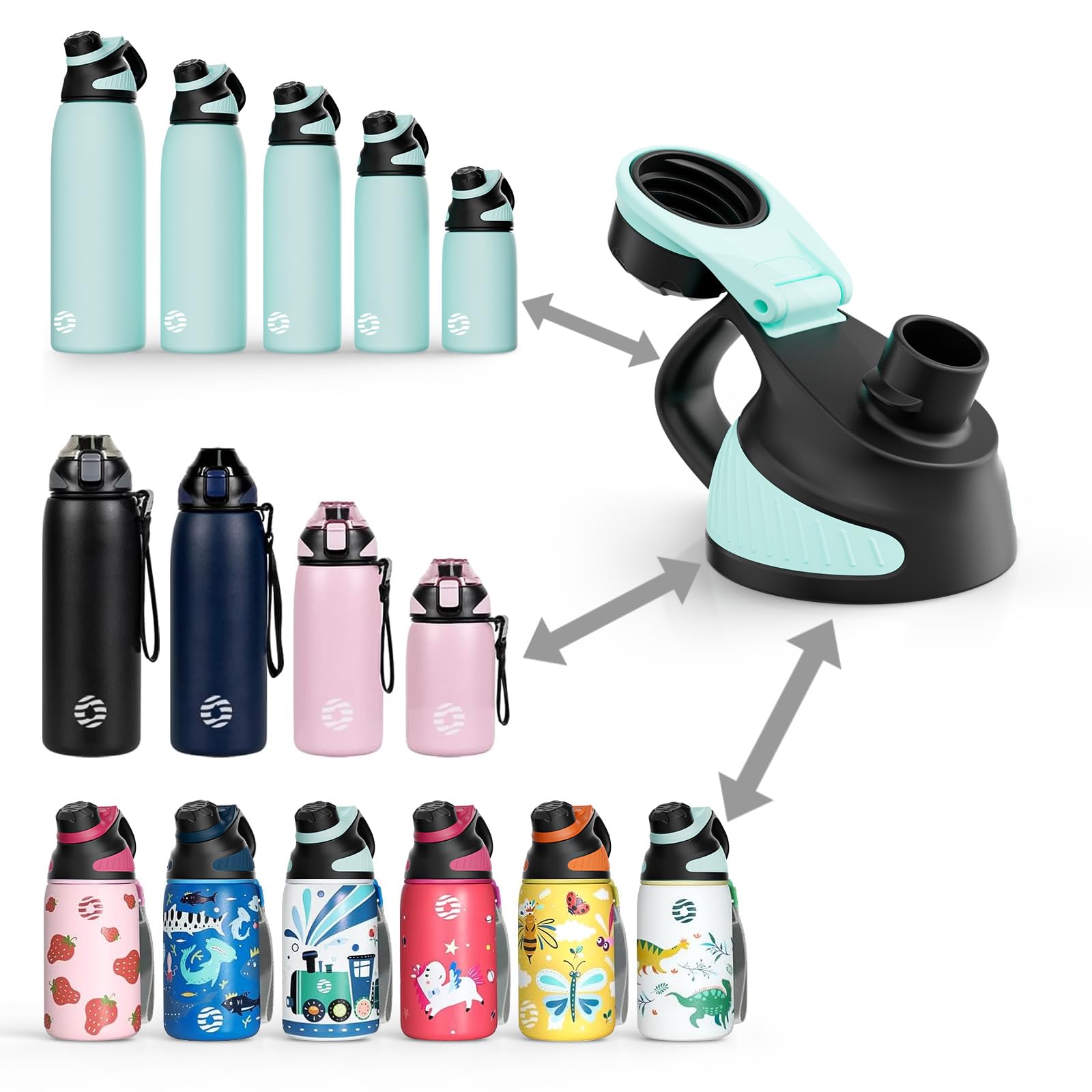 Fjbottle Tappo di Ricambio per Borraccia FJ-LKG FJ-SFG