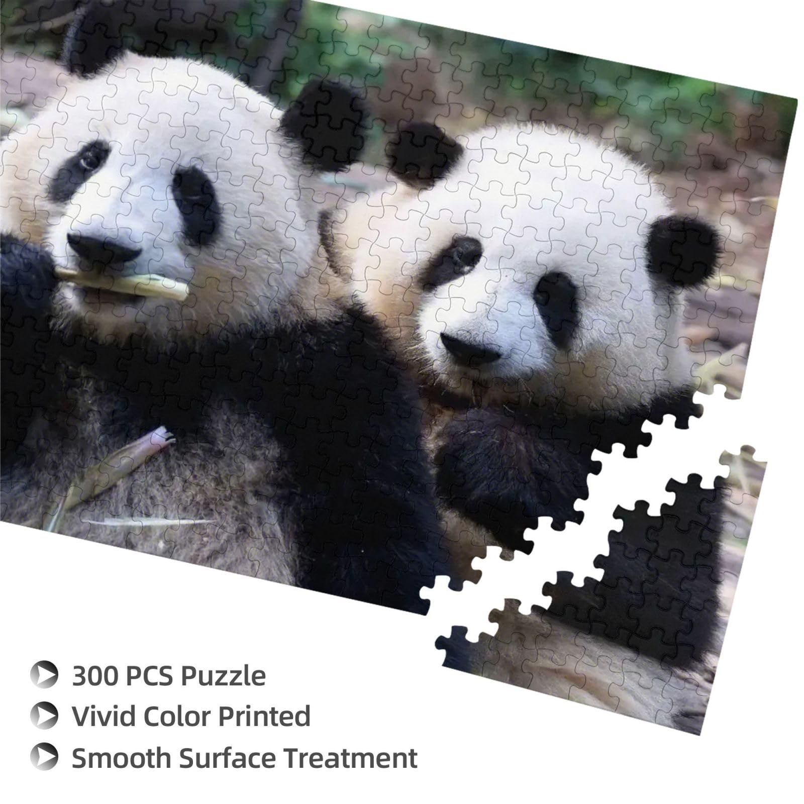 Amazon.co.jp: パンダ 和花 ジグソーパズル 300ピースパズル 収納