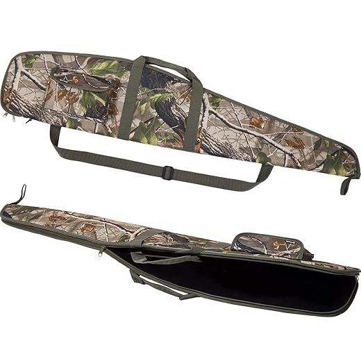 MB SXOWBMU Soft Rifle Case Lightweight Tactical Gun Bag for Scoped Rifles with Accessory Pockets Adjustable Shoulder Strap Available Length in 38 42 44 48 52 Inch
