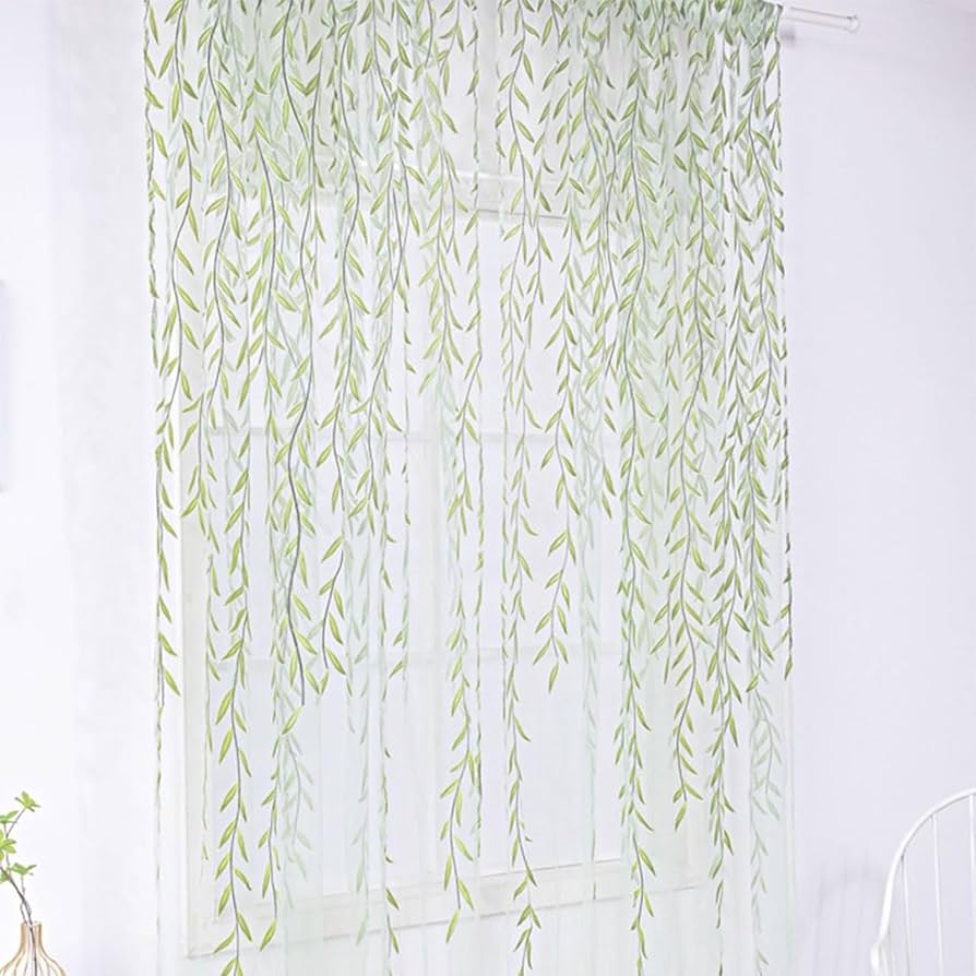 Amazon|ZZZIQUN しだれ柳カーテン、しだれ柳の木の窓カーテン Amazon|ZZZIQUN しだれ柳カーテン、しだれ柳の木の窓カーテン