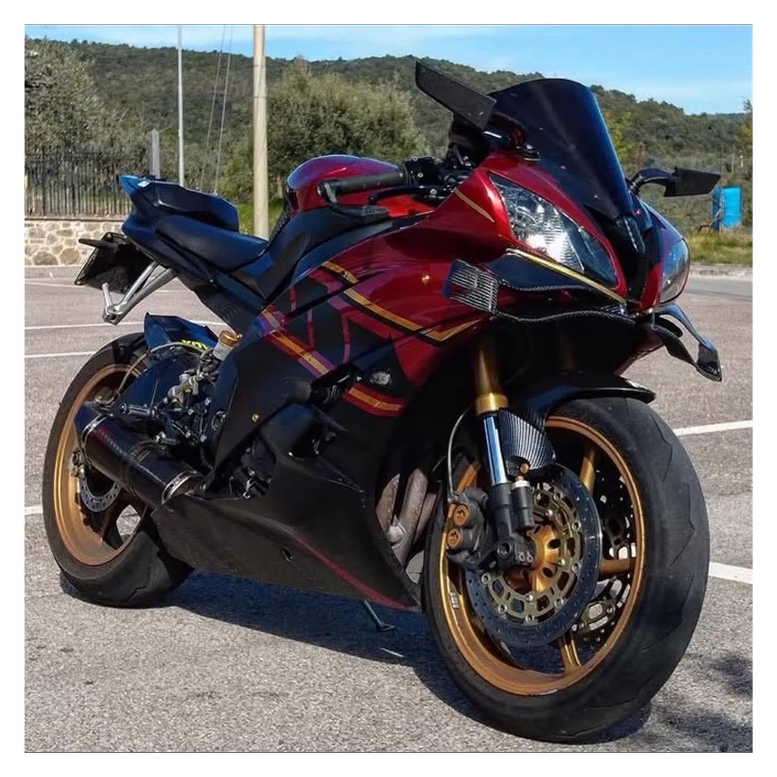 Motorrad Nasenkegel Für YZFR6 2008–2015 Motorrad-Frontspoiler-Abdeckung