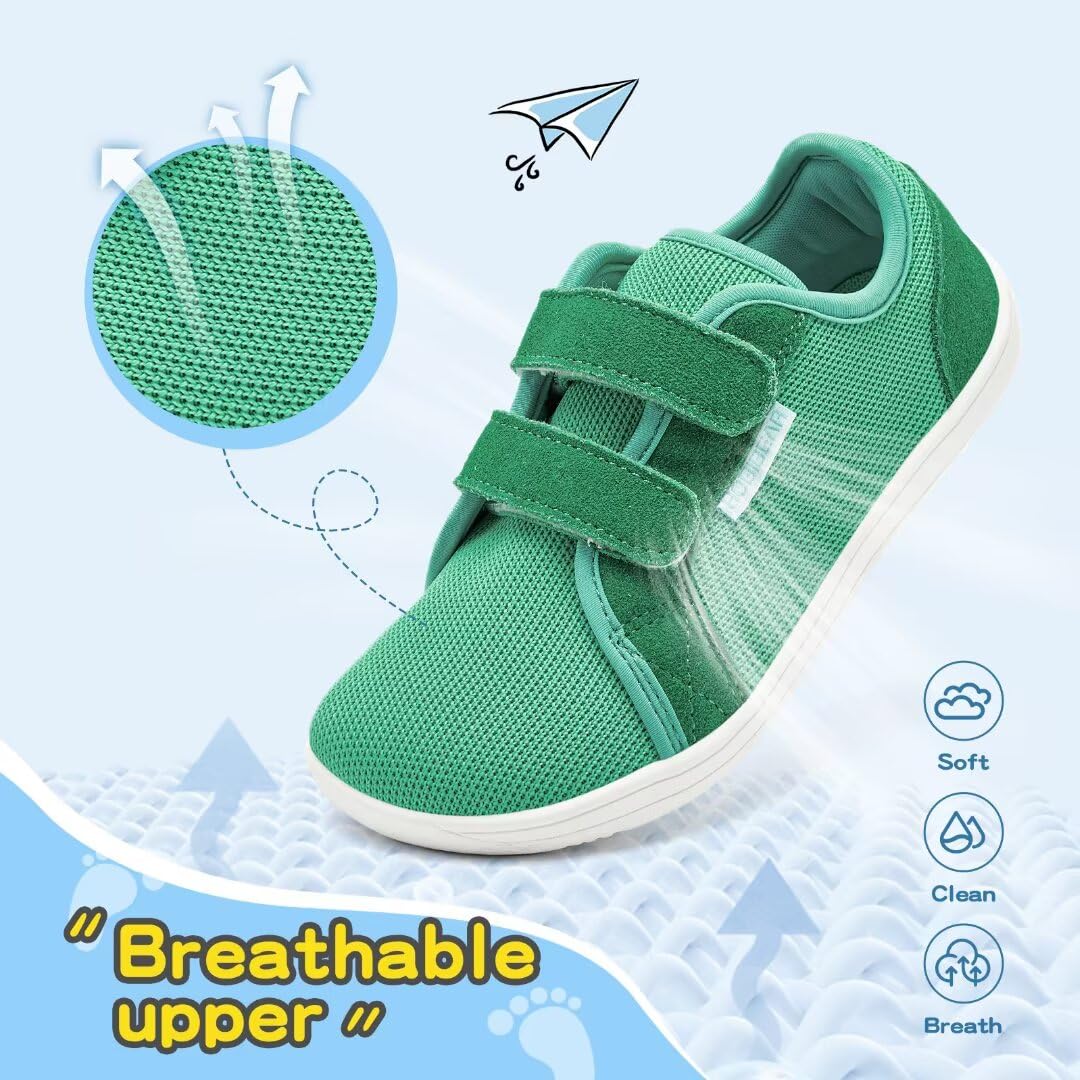 HOBIBEAR Kinder Breite Barfußschuhe für Jungen Mädchen Outdoor Trail Running Minimalist Walking Schuhe