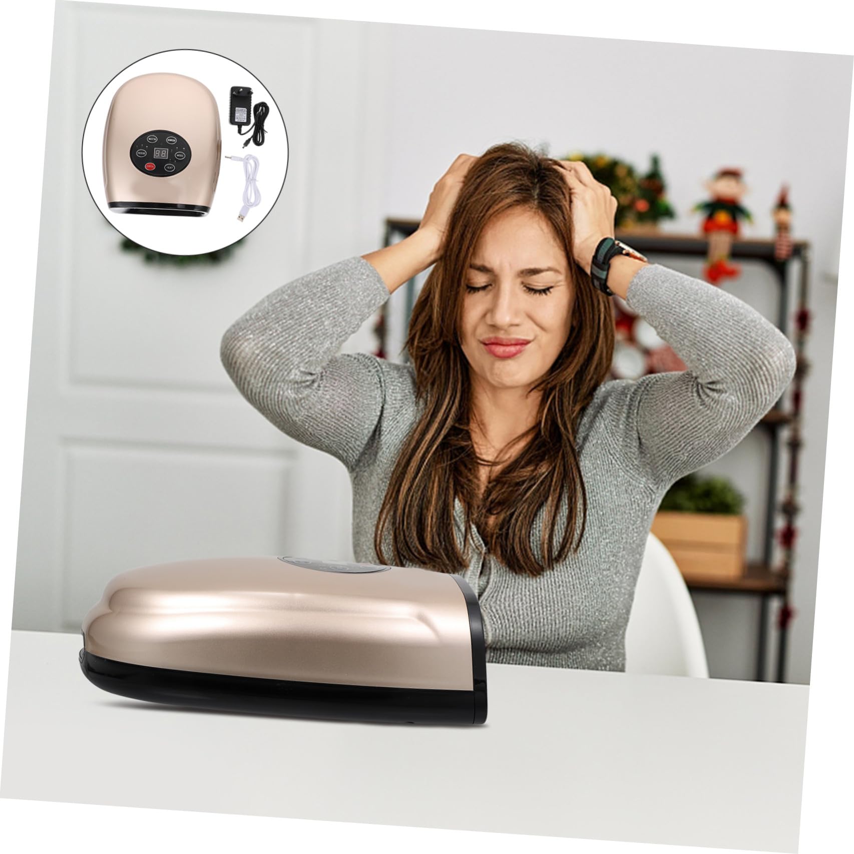 Elektrisches Handmassagegerät Gold 6w mit 2200mah Akku
