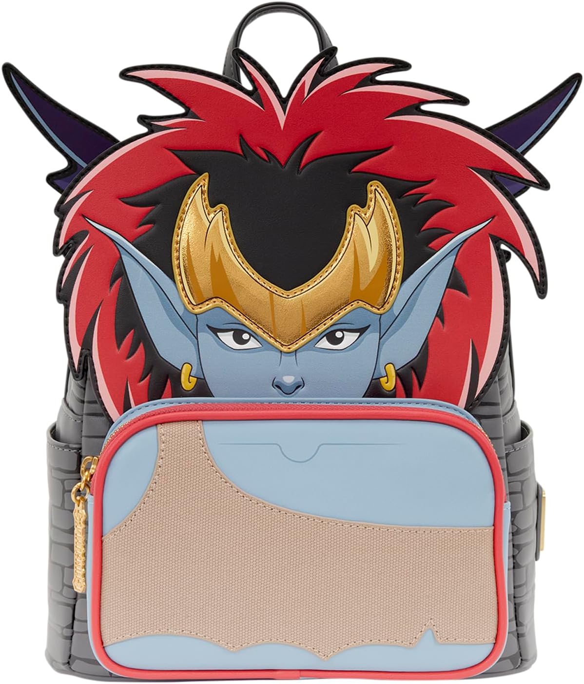 Loungefly Disney: Gargoyles - Demona - Cosplay Mini Backpack with 3D Molded Zipper Charm - Great for Kids & Adults - Collectible Bags image 4