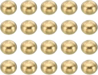 PATIKIL M4x0.7 Acorn Nuts - 20 Pack Silver Cap Nut Screw Covers