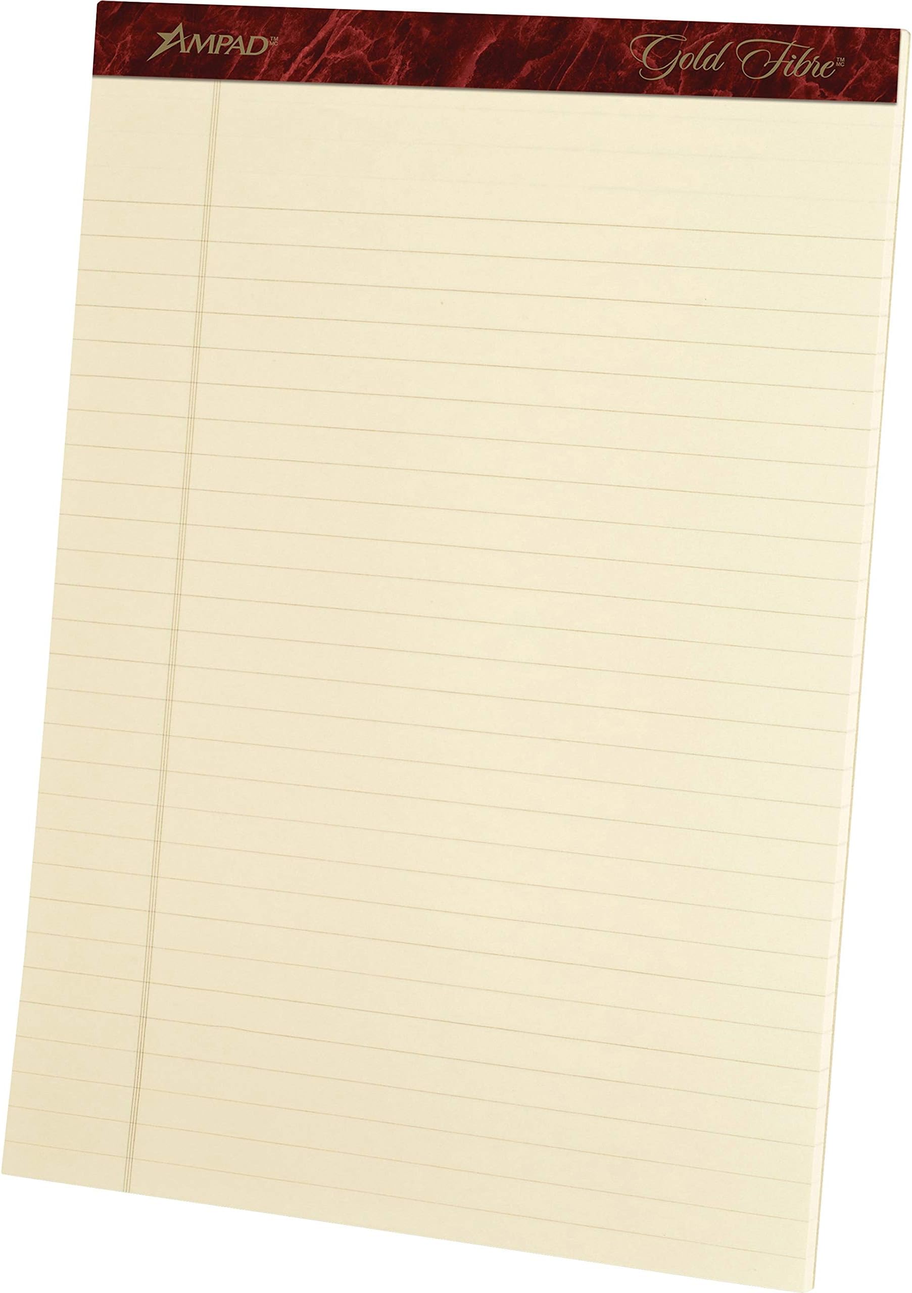 Ampad Heavyweight Writing Pad, 8.5 x 11.75 Inches, Ivory, 50-Sheet Pad (4 Pads per Pack) (20-011)