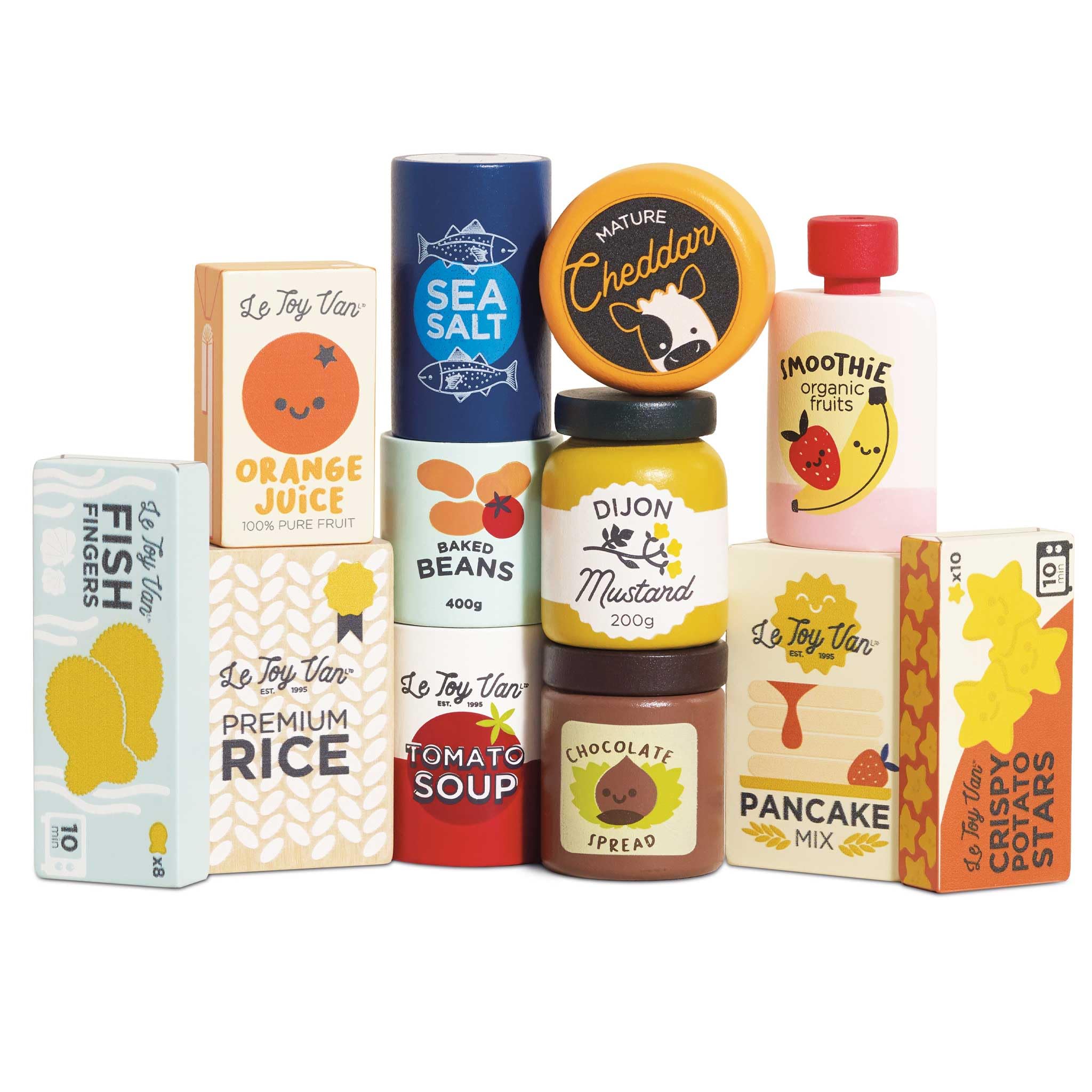 Le Toy Van Supermarket Grocery Weekly Shop Pretend Food for Ages 3+