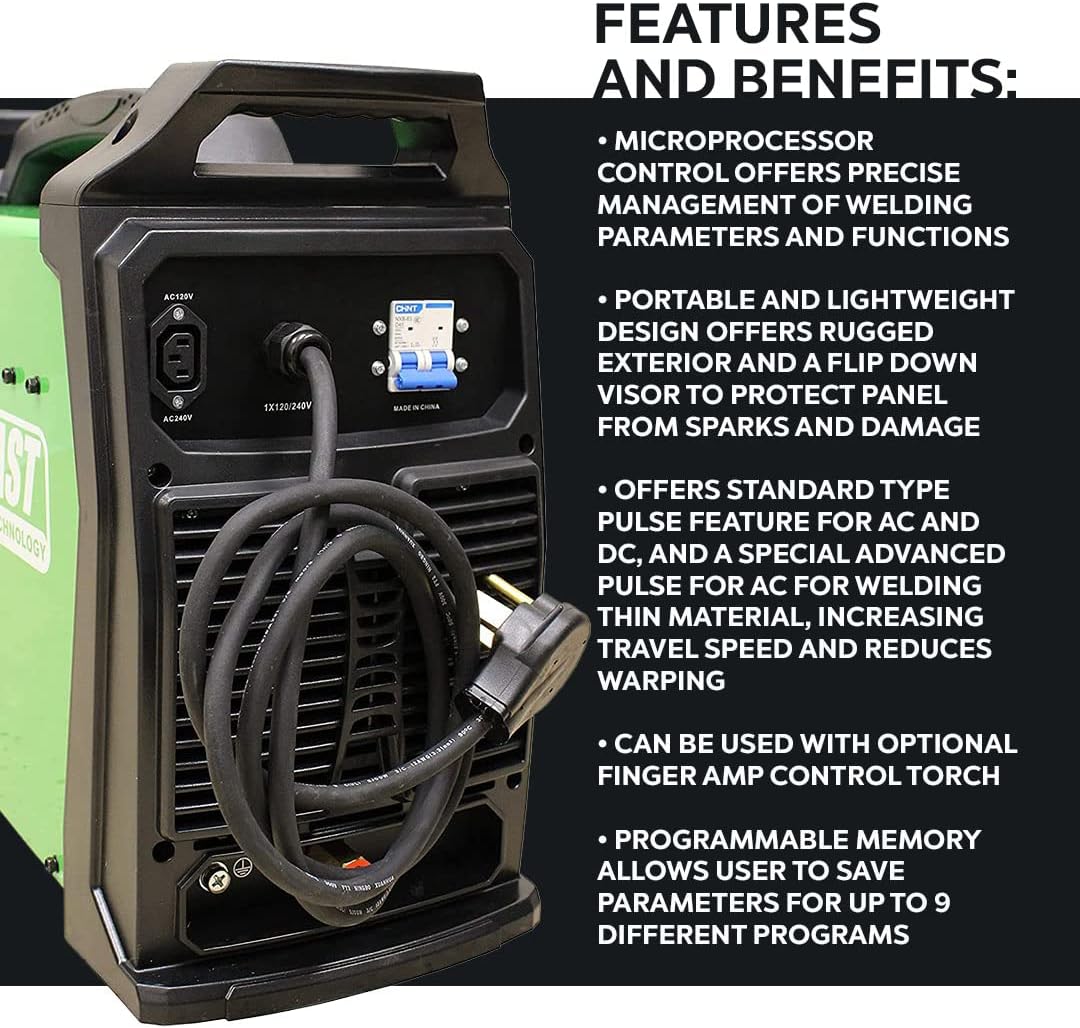 Buy 2022 Everlast PowerTIG 210EXT 210amp Ac Dc Tig Stick Advance Pulse